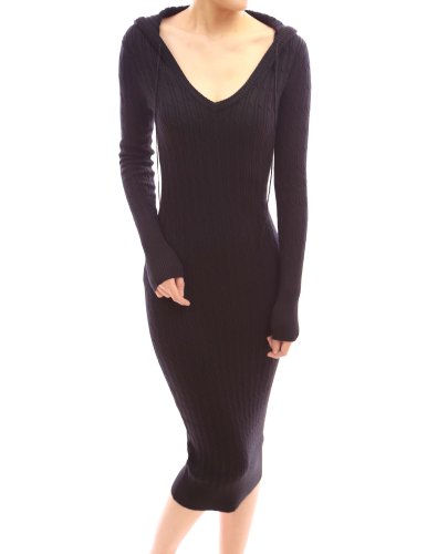 PattyBoutik Women's Hoodie Sweater Dress