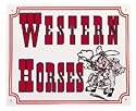 Sign: Western horses
