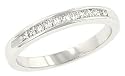 Channel Princess Cut Diamond Anniversary Band .25cttw