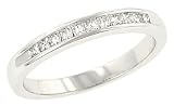 Channel Princess Cut Diamond Anniversary Band .25cttw