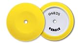 Review Eagle Abrasives, Inc  / Eagle 04835 - 8 inch Curved Edge Super-Tack Yellow Foam Compounding Pad - 1 Pad