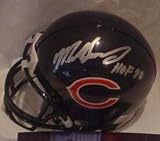 Mike Singletary Autographed/Hand Signed Chicago Bears Mini Helmet with HOF 98 Inscription