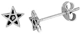 Small Sterling Silver Star Stud Earrings