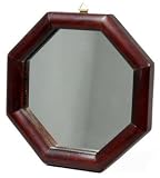Thumbnail image for Simple Housewarming Gift Idea – 7″ Feng Shui Octagonal Wood Framed Bagua Mirror