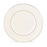 Lenox Continental Dining Platinum Bone China Accent Plate, 9-Inch