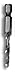 GREENLEE DTAP5/16-18 Combination Drill and Tap Bit, 5/16-18NC - 3 Pack