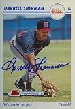 Darrell Sherman, Wichita Wranglers - Padres Affiliate, 1991 Line Drive Pre-Rookie Autographed Card