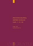 Prosopographia Imperii Romani Saec I, II, III: Pars VII / Fascicvlvs 2