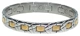 Gold/Silver Mosaic Link Bracelet