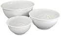 BIA Cordon Bleu 3-Piece Mixing Bowl Set, White