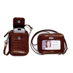 Buy Croc Cell Phone Accordion Wallet - Brown by Day-Timer