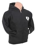 Mystery Mystery Youth Hooded Zip Sweatshirt - Black