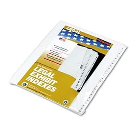 90000 Series Legal Exhibit Index Dividers, 1/25 Side Cut, Label 76-100