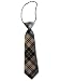 Freckles & Toes Children's Boutique Kid's Necktie in Black, White and Grey Plaid