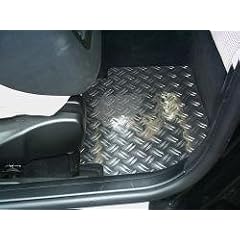 Fu�matten Aluminium hinten ohne Kantenschutz passend f�r VW Polo 6N 10/1994-10/1999