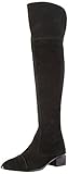 Donald J Pliner Women's Divo Over-the-Knee Boot, Black Suede, 8 M US