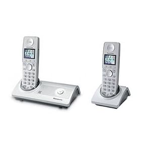 Panasonic TG8102E Twin DECT Cordless Phone Colour Handset Silver