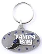 Tampa Bay Devil Rays Pewter Keychain