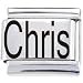 Body Candy Italian Charms Laser NAMEPLATE - Chris Body Candy Italian Charms Laser NAMEPLATE - Chris