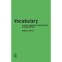 Vocabulary: Applied Linguistic Perspectives