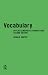 Vocabulary: Applied Linguistic Perspectives