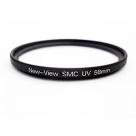 NEW VIEW 58mm Super Multi-Coated (SMC) UV filter NEW For canon Nikon Sony Super MultiCoat Filter