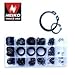 300-Piece External Snap Ring Shop Assortment - 18 Sizes