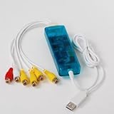 4 CH USB 2.0 DVR PC Digital Audio Video Security Camera Surveillance Recorder 1OZ