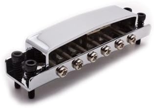 Old 330 Style Hollowbody Guitar Bridge 2 Piece Chrome Adjustable New