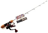 rip city 6-pack ice fishing rod/reel combo 25 med medium lot of 6 six combination