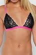 Ed Hardy Black Signature Lace Bralette