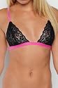 Ed Hardy Black Signature Lace Bralette