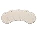 LWR CRAFTS 100 Hang Tags Scalloped Round with Jute Twines 100ft (2