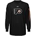 Reebok Philadelphia Flyers Black Re-Entry Long Sleeve T-shirt