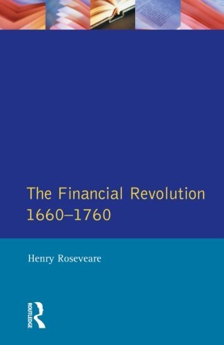 Financial Revolution 1660 - 1750, The (Seminar Studies In History) by Henry G. Roseveare (25-Nov-1991) Textbook Binding
