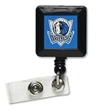Dallas Mavericks Official Retractable Badge Holder Keychain