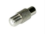 Cables to Go 40678 RCA Female to F-type Female Adapter - 10 Pack (Silver)