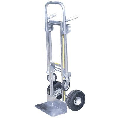 Milwaukee Hand Truck - 600-Lb. Capacity, Convertible, Aluminum, Model# 45136