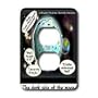 Londons Times Funny Aliens Cartoons - Dark Side Of The Moon With Apologies To Pink Floyd - Light Switch Covers - 2 plug outlet cover