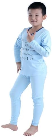 Yingbolun Boy's Holidays Flimsy Thermals Set 7 blue
