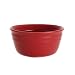 Rachael Ray Dinnerware Double Ridge Cereal Bowl Set, 4-Piece, Red