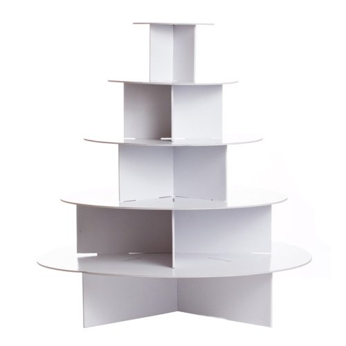 Dress My Cupcake Laila Large 5-Tier Square Cupcake Tower, Holds 100 Cupcakes! Dress My Cupcake Laila Large 5-Tier Square Cupcake Tower, Holds 100 Cupcakes!