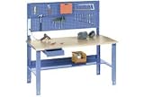 60 X 30 Adjustable Height Complete Industrial Workbench