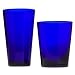 Kitchen & Housewares : Libbey 16-Piece Colbalt Flare Glassware Set