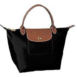 Longchamp Le Pliage Small Folding Handbag, Black