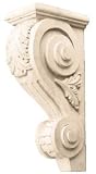 Hafele Acanthus Corbel (194.40.120) 6-1/4 x 3-5/8 x 12, Maple