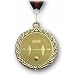 Medaille Kicker Gold mit Band