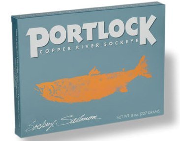 FREE STD GROUND SHIPPING Smoked Copper River Sockeye Salmon Gift 8 oz. by Port Chatham Smoked Seafood