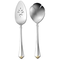 Oneida Golden Juilliard 2-Piece Entertainment Set