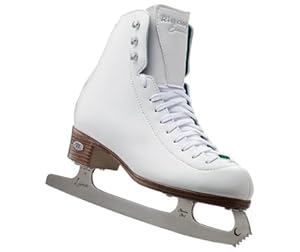 Riedell Ice Skates 19 White Luna blade med width - Size jr 13.5